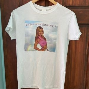 Britney Spears print tshirt - size small